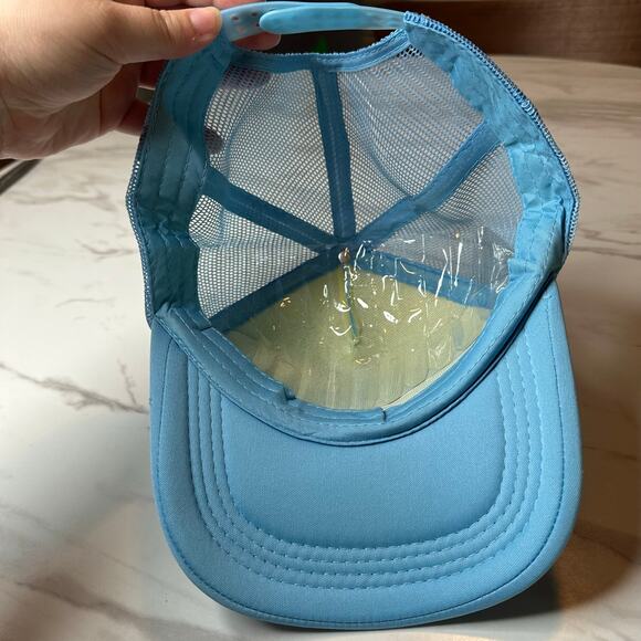 Los Angeles California Trucker Hat Blue Mesh Adjustable Baseball Cap NEW - Picture 4 of 5